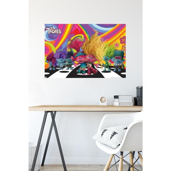 Trends Trolls: Band Together-Universe Wall Poster, 34L x 22.4W, Unframed Version - Picture 4 of 4